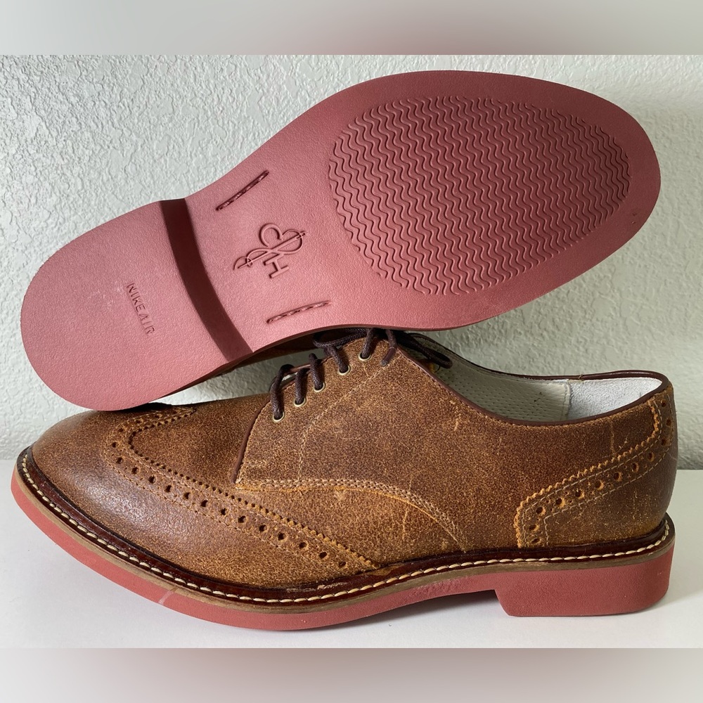 New Cole Haan Nike Collaboration Wingtip Dress Shoes, Men’s 8.5